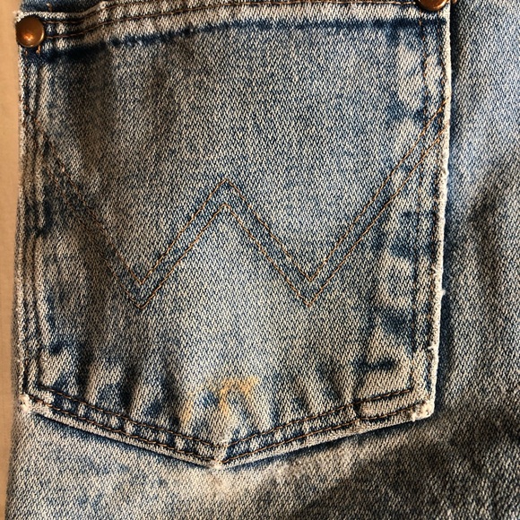 vintage Wrangler Cut offs jean shorts - Picture 7 of 8